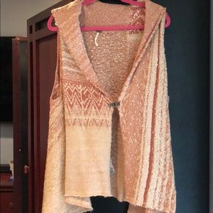 Oversized vest type shrug. Worn only once